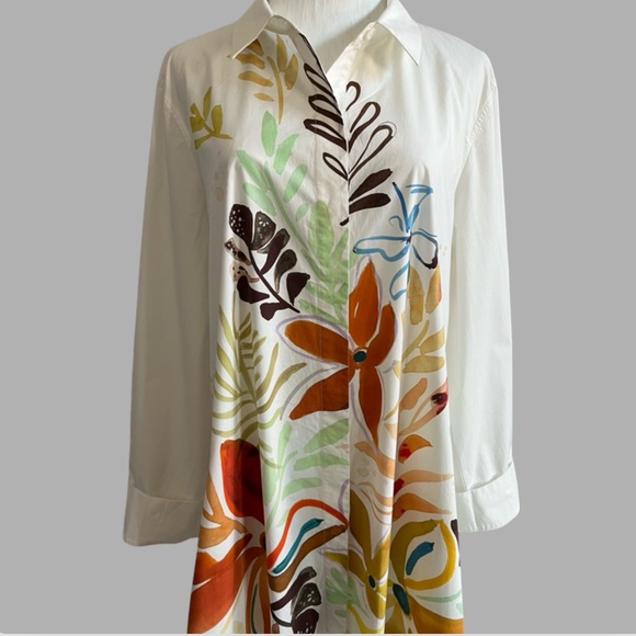 Lafayette 148 New York Porto Floral-Print Shirt Dress
Vibration shirt dress - Picture 5 of 14